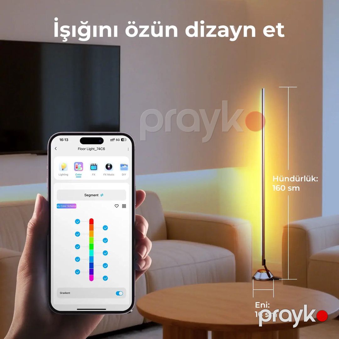 Künc döşəmə lampası Neewer NF01 Rgbw — Foto və video texnikası, Bakı (5)