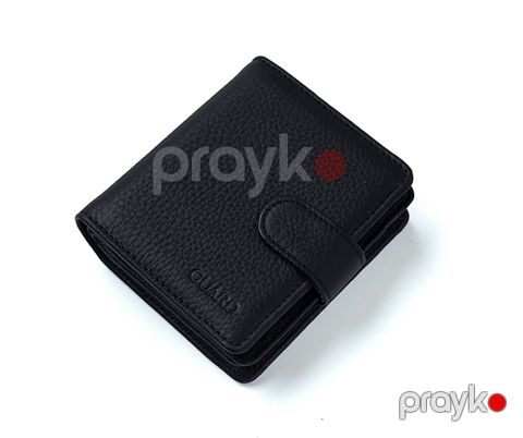 Qadınlar üçün pul kisəsi Guard 2266G01, təbii dəri, qara — Bakı