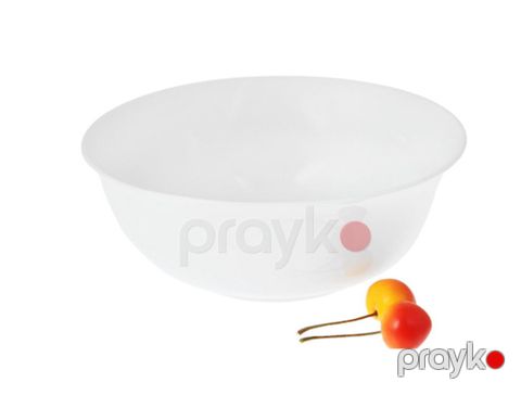 Salat qabı Wilmax dairə, 20 sm, farfor, ağ — Bakı