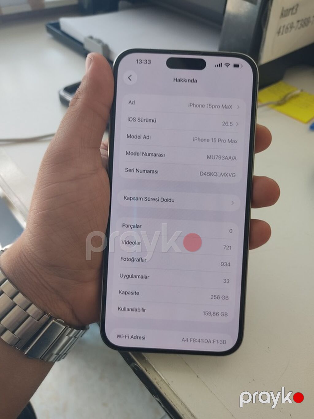 IPhone 15 Pro Max, 256 GB, Face ID — Apple iPhone, Şirvan (3)