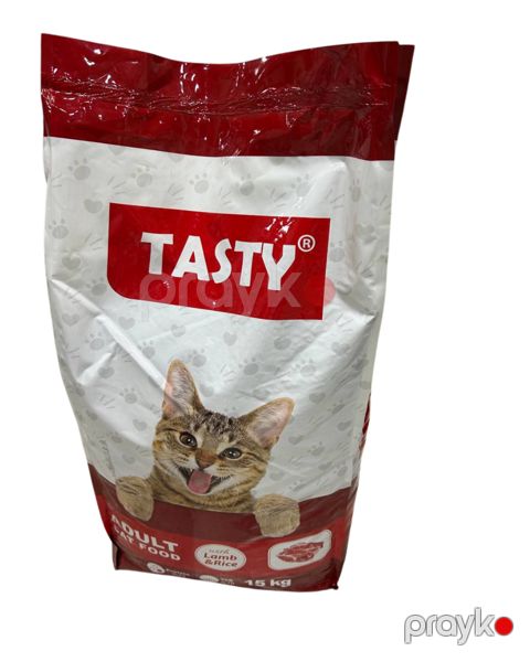Quru yem pişiklər üçün Tasty, quzu ilə 1 kq — Bakı