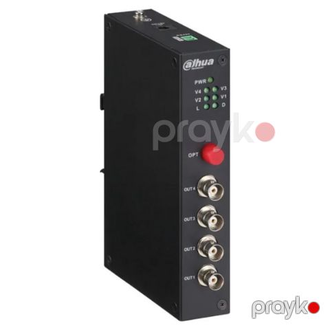 Dahua 4-kanallı Optik Hdcvı Siqnal Ötürücü Dahua Transiver (DH-PFO2410T) — Bakı