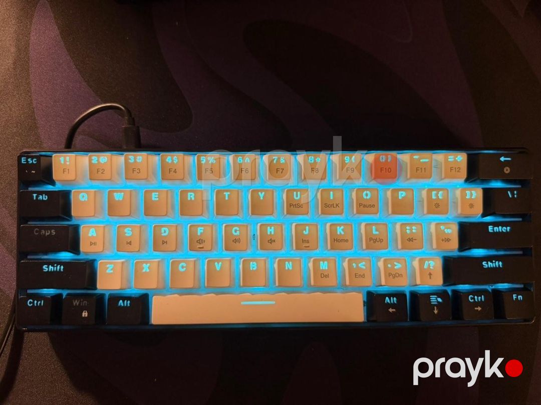 Oyun klaviaturası 60% Mavi Switch — Periferik cihazlar, Bakı (2)
