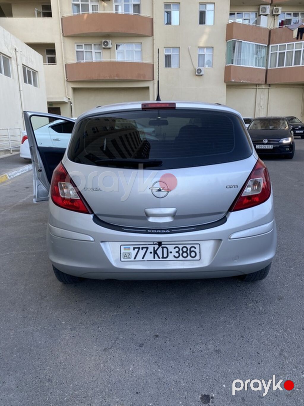 Opel Corsa Cdtı, gümüşü rəng, 5 qapılı hetçbek. Texniki — Avtomobillər, Sanqaçal (2)