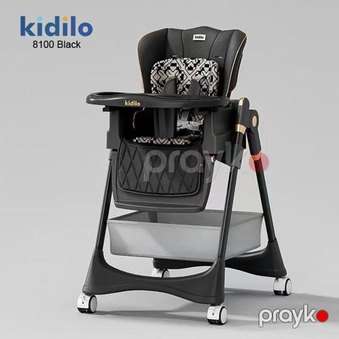 Uşaq yedizdirmə oturacağı Kidilo azr8100, qara, 3 aydan — Bakı
