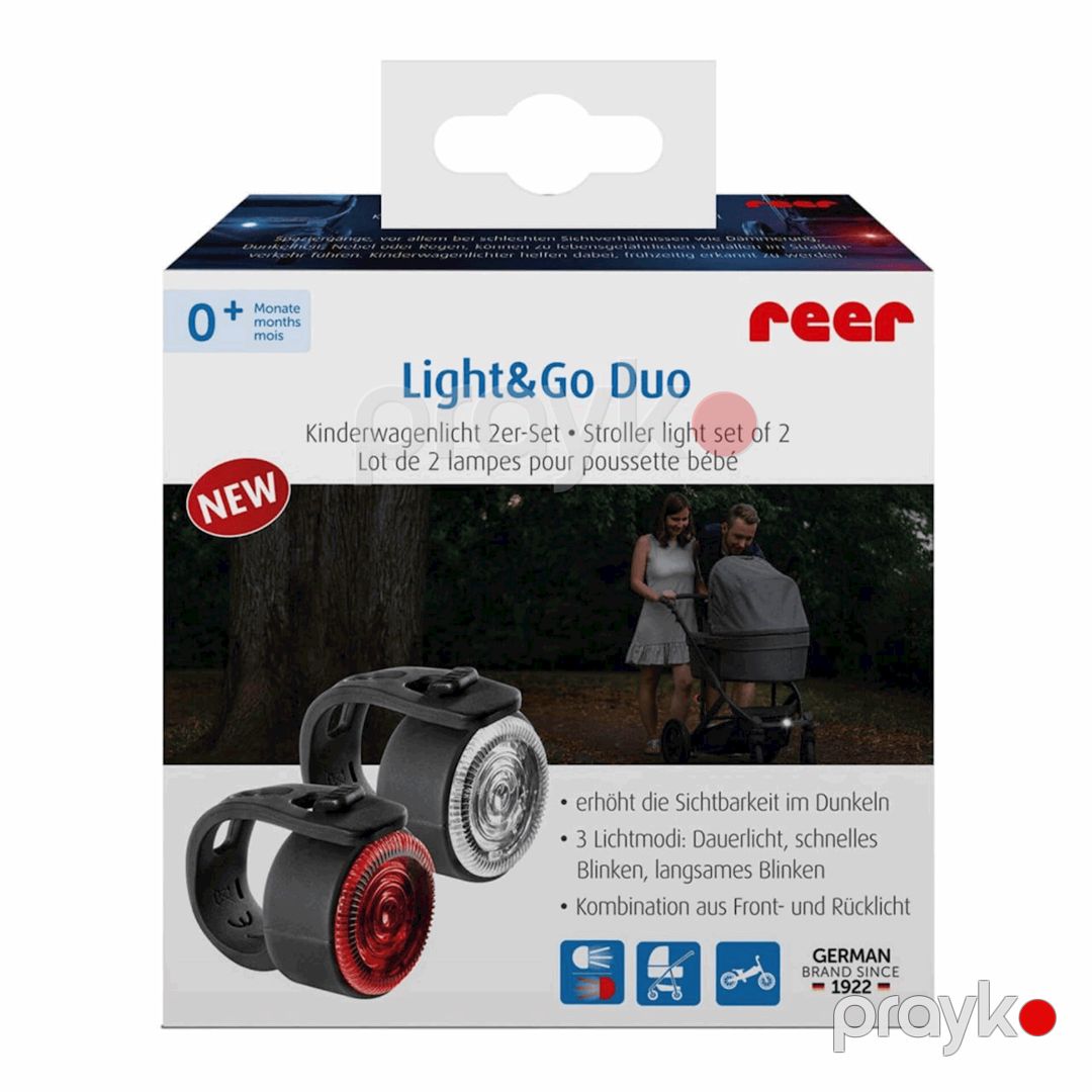 Uşaq arabası üçün fənərlər dəsti Reer Light & Go Duo, 2 əd — Mallar, Bakı (2)