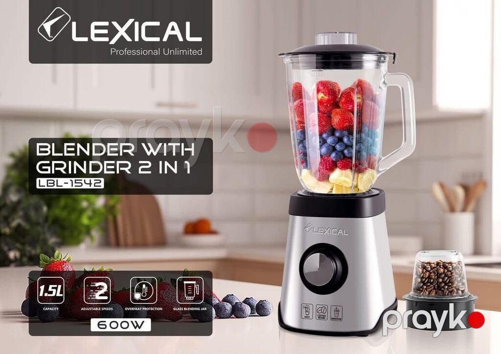 Məhsul 1688 Məhsulun adı: Blender Lexical LBL-1542 GS Brend — Blenderlər, xırdalayanlar və mikserlər, Bakı (2)
