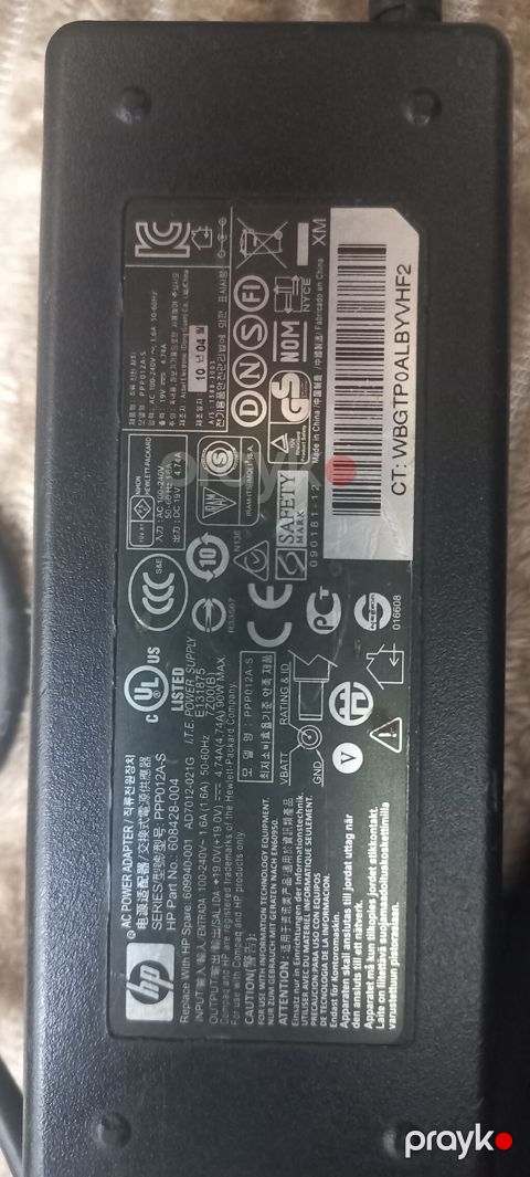 HP orijinal noutbuk adapteri (AC Power Adapter) Model: PPP012AS — Bakı