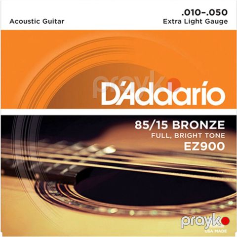 10321 Məhsulun adı: Sim dəsti akustik gitara üçün D'Addario EZ900 — Bakı