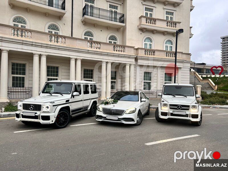 Mercedes Hər növ toy avtomobilləri, 2023 il — Minik avtomobili icarəsi, Bakı (5)