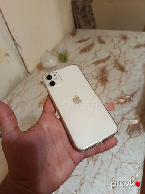 IPhone 11, 64 GB, Ağ, Face ID — Bərdə