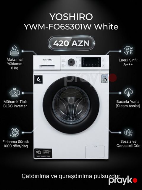 Paltaryuyan Yoshiro YWM-FO6S301W — Bakı