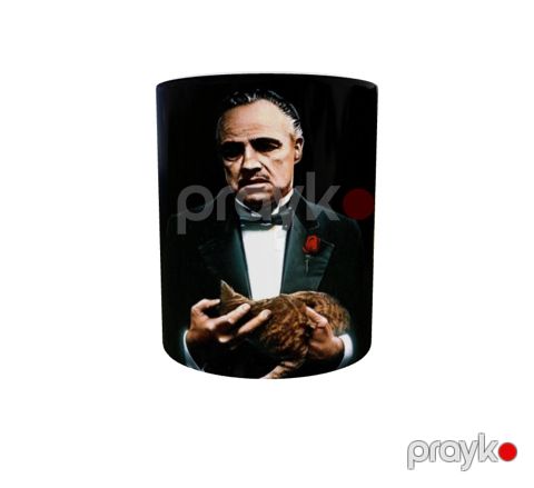 Fincan The God Father 02, qara/ağ — Bakı