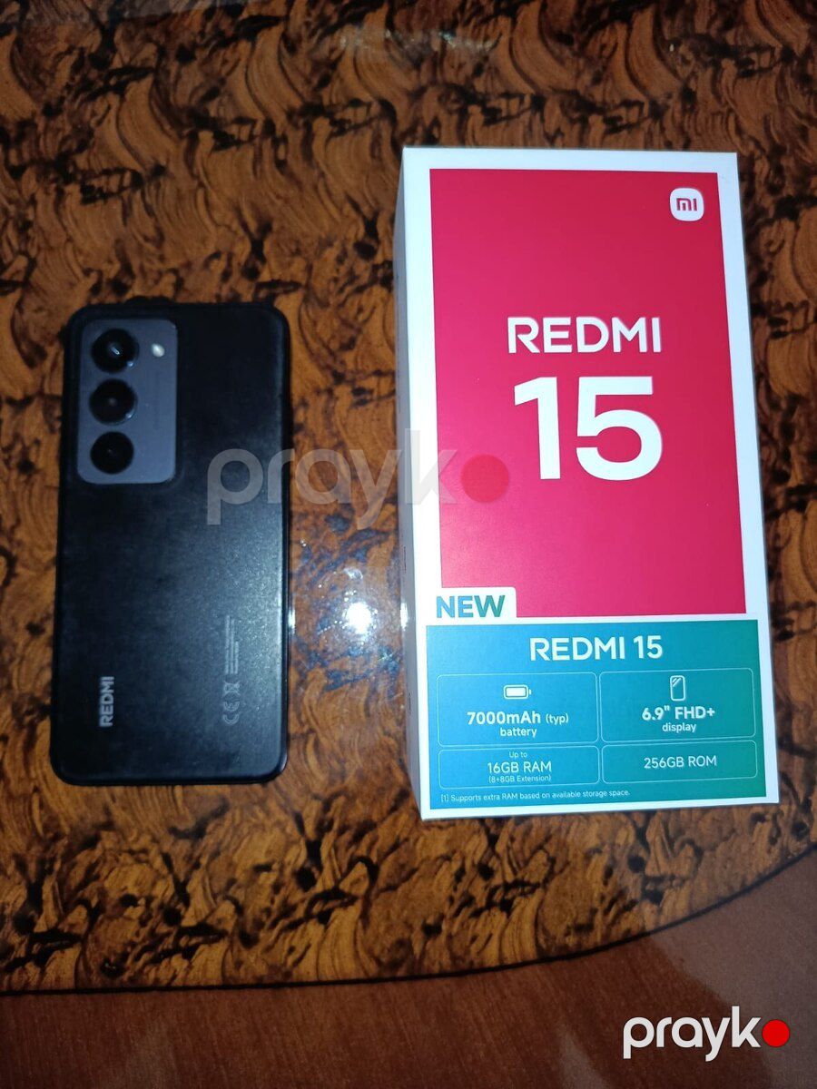 Xiaomi Redmi 15 Midnight Black 256GB/16GB — Smartfonlar, Bakı (2)