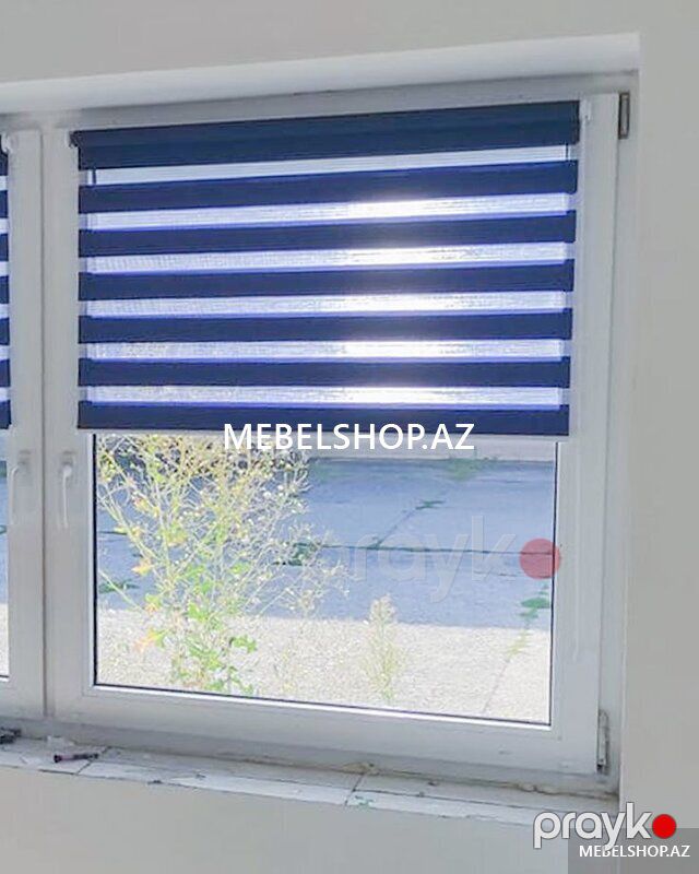 Zebra jalüz — Pəncərələr, qapılar, balkonlar, Bakı (2)