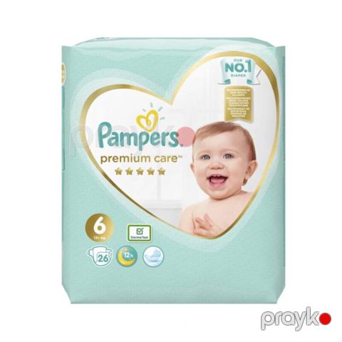 Uşaq bezləri Pampers Premium Care 6 13+ kq 26 ədəd — Bakı