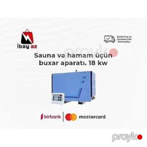 Sauna və Hamam üçün 18 kW Buxar Generatoru — Bakı