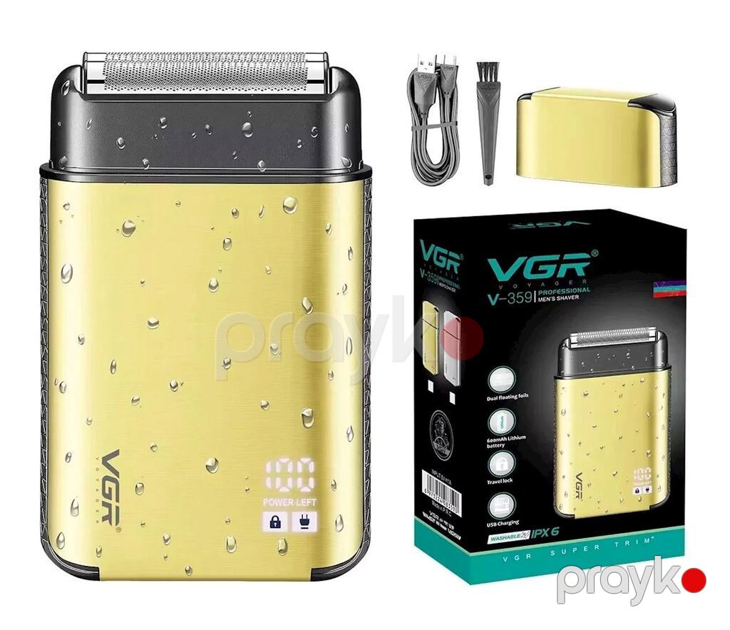 8442 Məhsulun adı: Elektrik ülgüc VGR V-359 Gold Brend: VGR — Usturalar, trimmerler və epilyatorlar, Bakı (3)