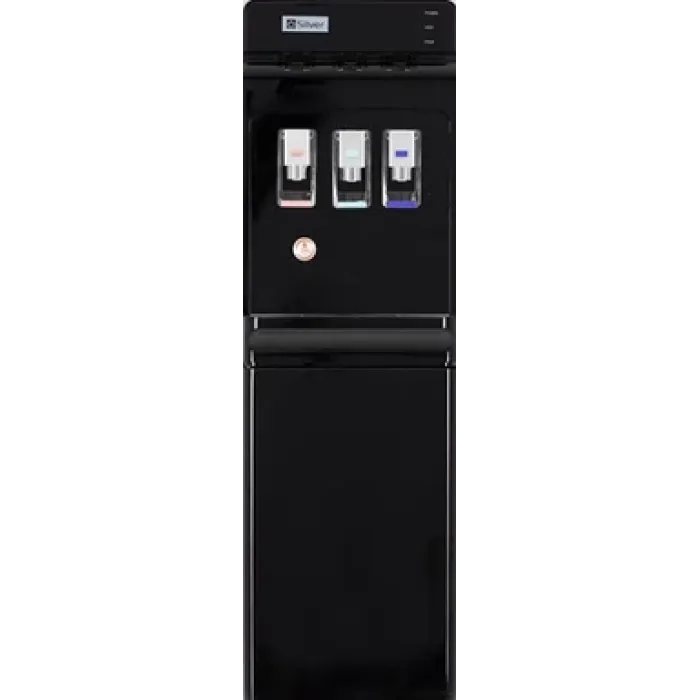Silver 3 Kranlı Su Dispenseri 12L İsti və Soyuq Su Qara — Bakı