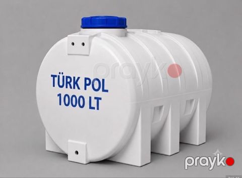 Türkpol 1000 LT horizontal su çəni - Həcm: 1000 litr - Tip — Bakı