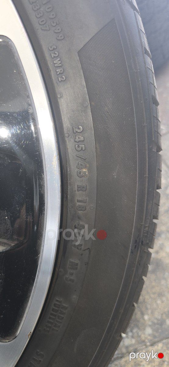 Mercedes təkərləri 245 40 R19 — Ehtiyat hissələri və aksesuarlar, Bakı (5)