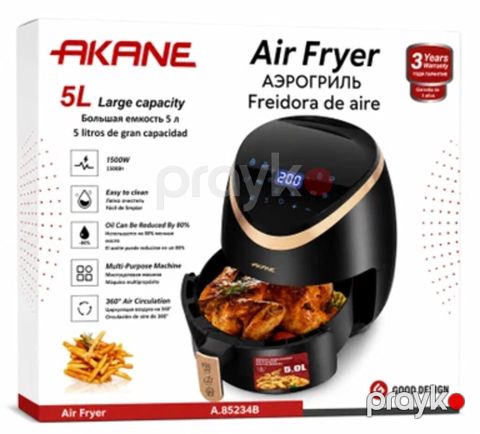 319 Məhsulun adı: Aerofritür Akane A.85234B 1500 Vt Sensorlu Qara — Bakı
