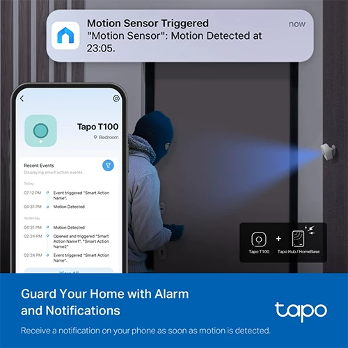 Tapo T100 Smart Motion Sensor — Ağıllı ev, Bakı (2)