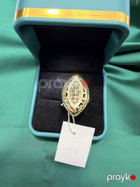 Qadın qızıl üzük 3951, 585 əyar, Türk qızılı - GOLDEN_SHOP0010 — Bakı