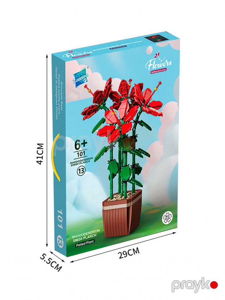 Konstruktor Zuanma Rododendron qırmızı — Mallar, Bakı (2)