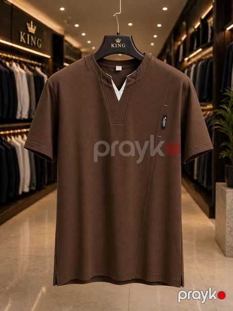 Kişilər üçün futbolka 33417129, qəhvəyi, pambıq, ölçü 3XL — Bakı
