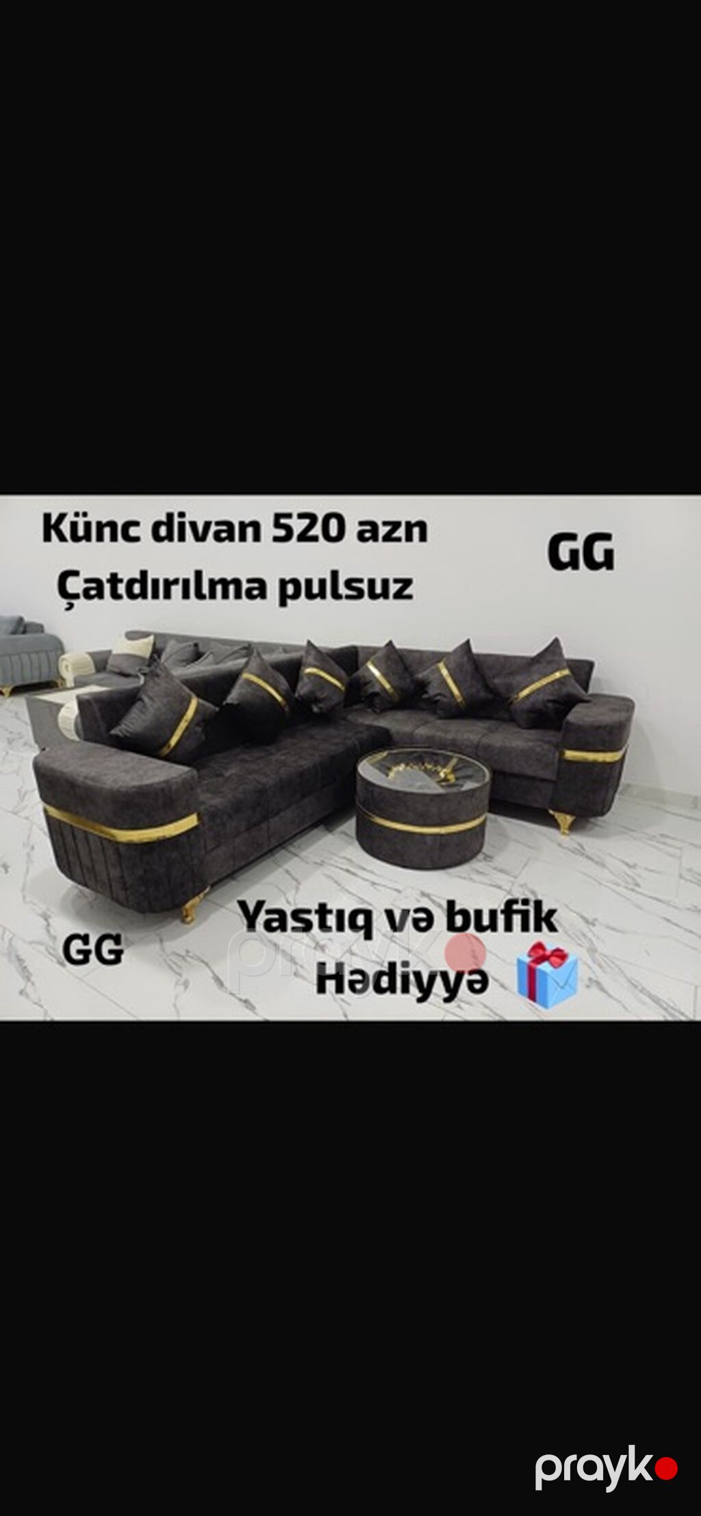 Künc divan və klassik divan modelləri - Künc divan: 520 AZN — Divanlər, Bakı (3)
