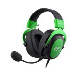 Havit Gaming Qulaqlıq H2002D (Qara + Yaşıl) (6939119079475) — Pctech — Kompüterlər və noutbuklar