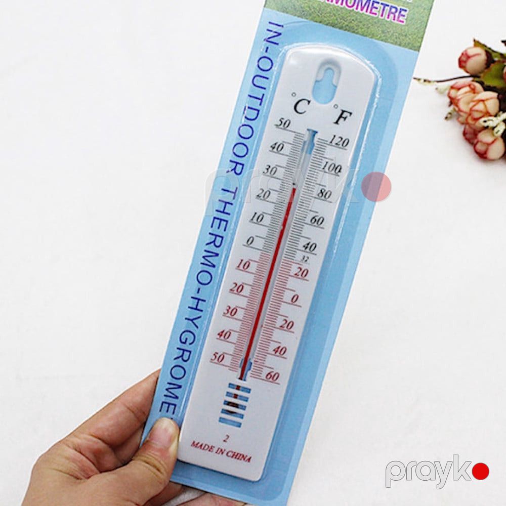 Termohiqrometr universal, analoq, ağ plastik korpus, daxili/xarici istifadə - prm_tt64 — Mallar, Bakı (3)