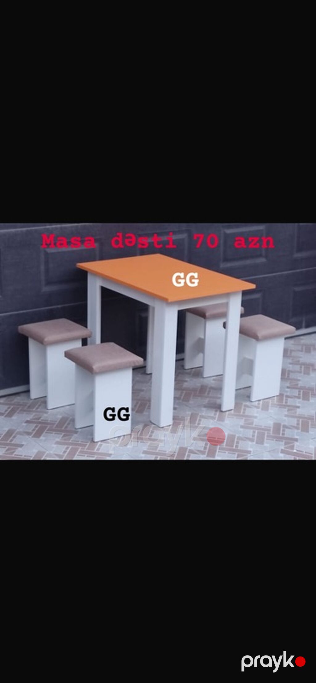Mebel kateqoriyası – masa və oturacaq dəstləri 1) 4 nəfərlik yemək — Masalar və stullar, Bakı (3)
