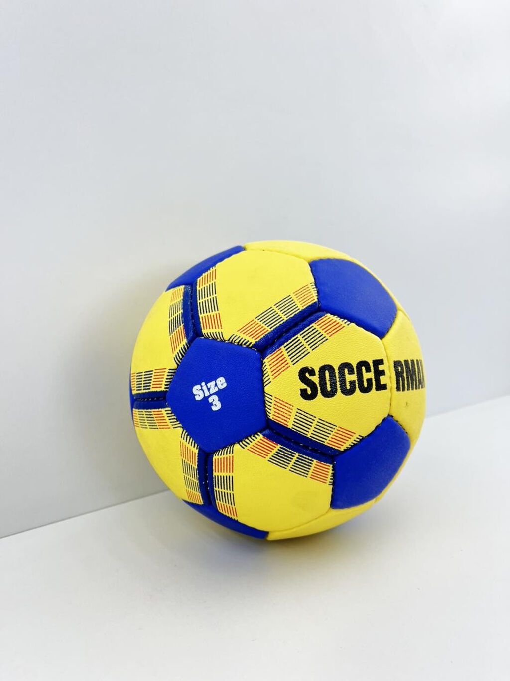 8690 Məhsulun adı: Həndbol topu Soccermax, sarı/göy, ölçü 2 Brend — Top oyunları, Bakı (2)
