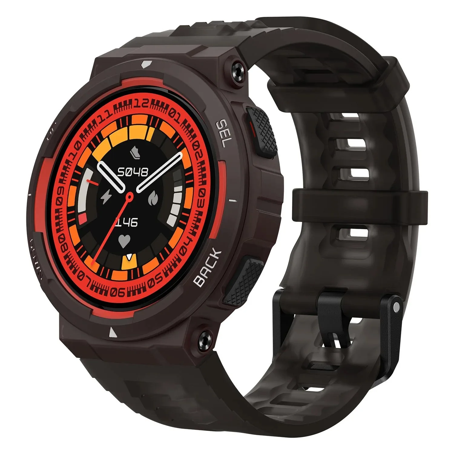 Smart saat Amazfit Active Edge Lava Black — Bakı