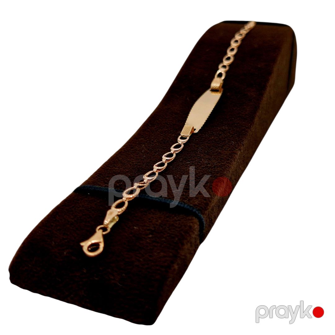 Qızıl uşaq üçün qolbaq Azgold 10072 585 əyar No Brand — Mallar, Bakı (3)