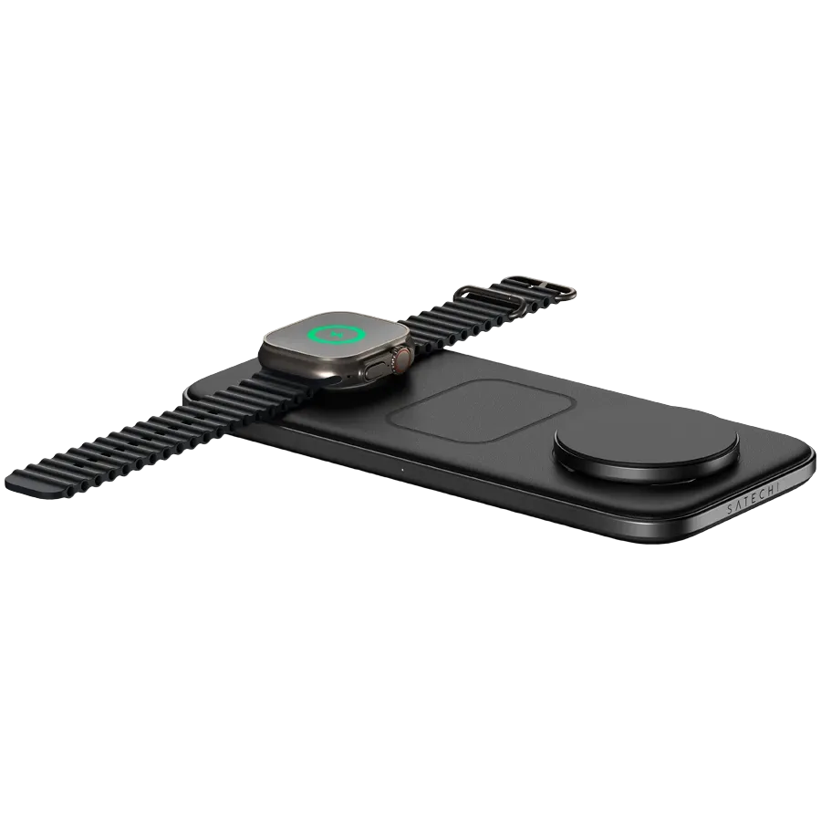 Enerji toplama cihazi Satechi Qi2 Trio Wireless Charging Pad with Type A,C,G plugs — Mallar, Bakı (4)