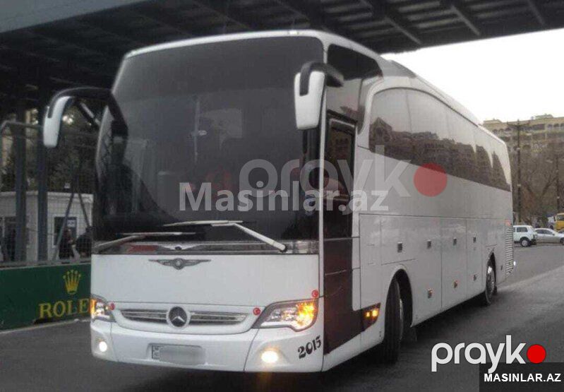 Mercedes travego avtobus, 2015 il — Minik avtomobili icarəsi, Bakı (7)