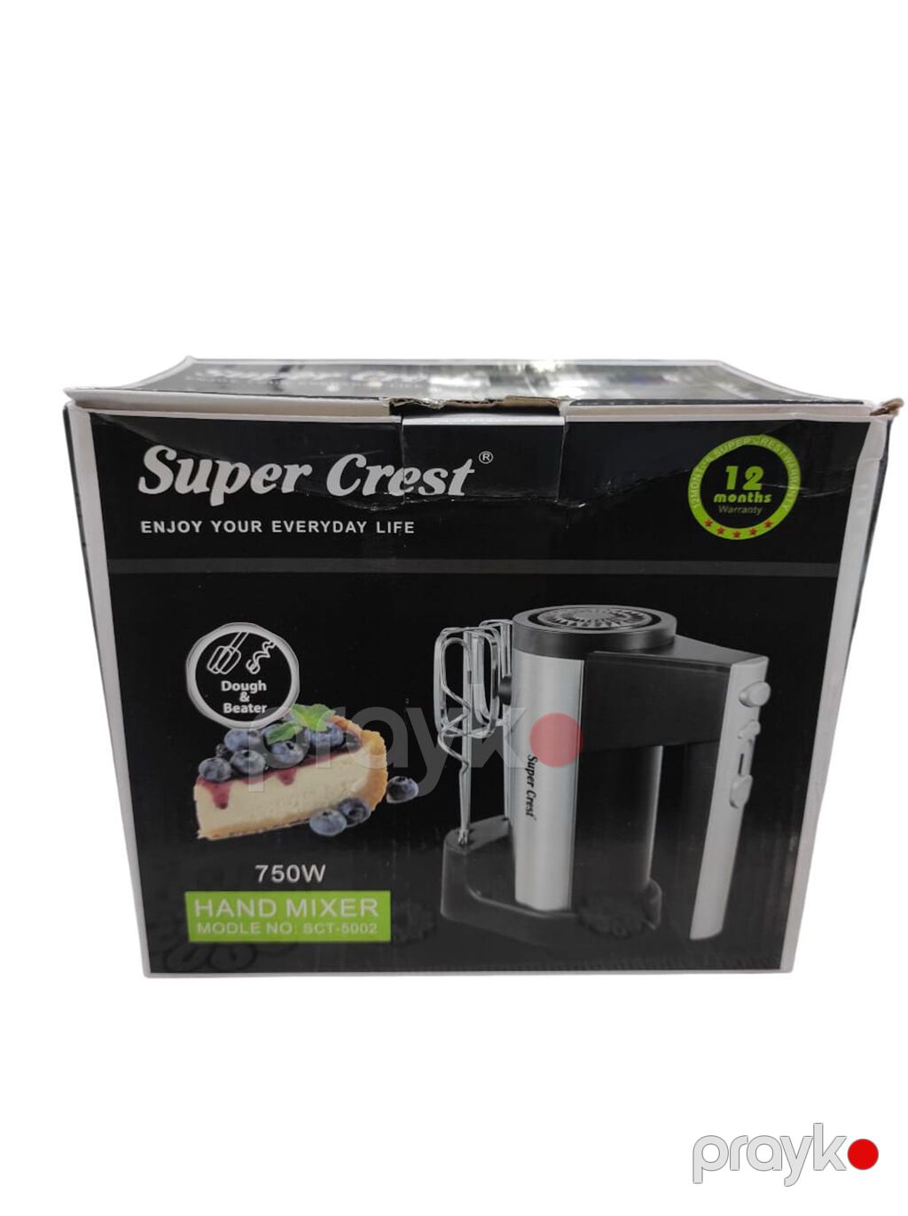 9876 Məhsulun adı: Əl mikseri Super Crest SCT-5002 750 W 5 sürətli — Blenderlər, xırdalayanlar və mikserlər, Bakı (2)