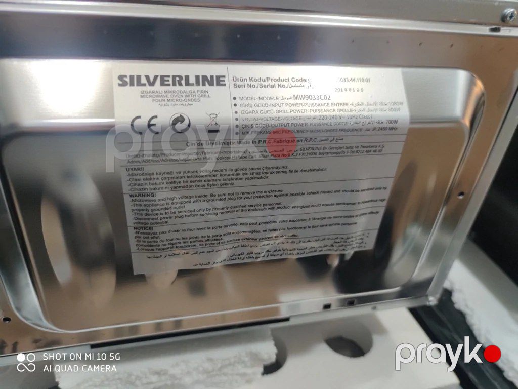 Mikrodalğalı soba "Silverline" — Ev texnikası, Bakı (6)