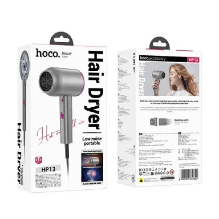 Hoco HP13 Saç Feni 1600W İsti və Soyuq Hava — Bakı