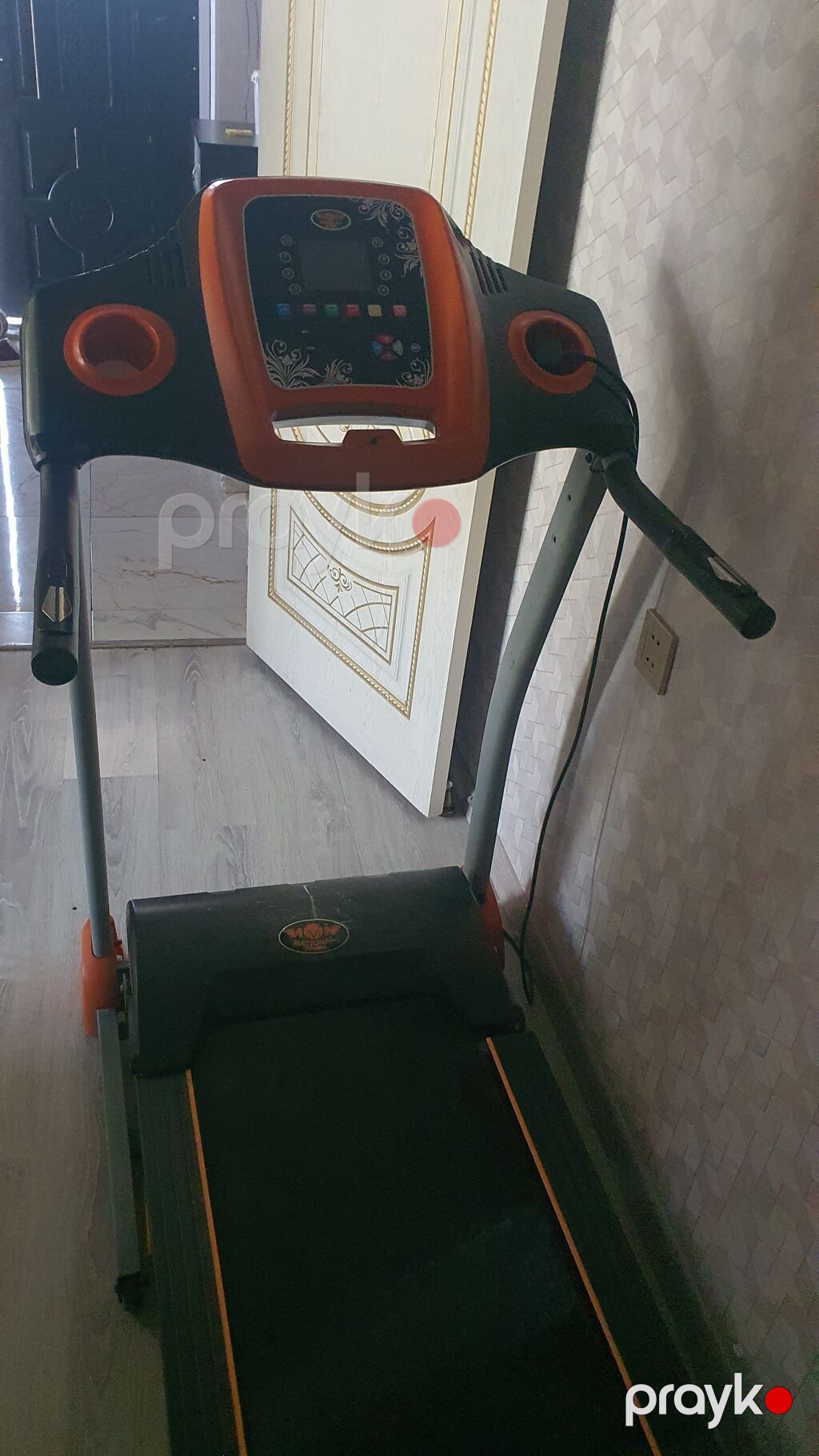 Qaçış trenajoru – elektrikli treadmill - Rəng: qara-narıncı - Konsol — Koşu simulyatorları, Digah (3)