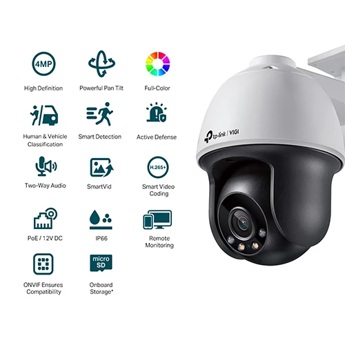 Vigi C540 4MP Outdoor Full-Color Pan Tilt Network Camera — Surveillance kameralar, Bakı (2)