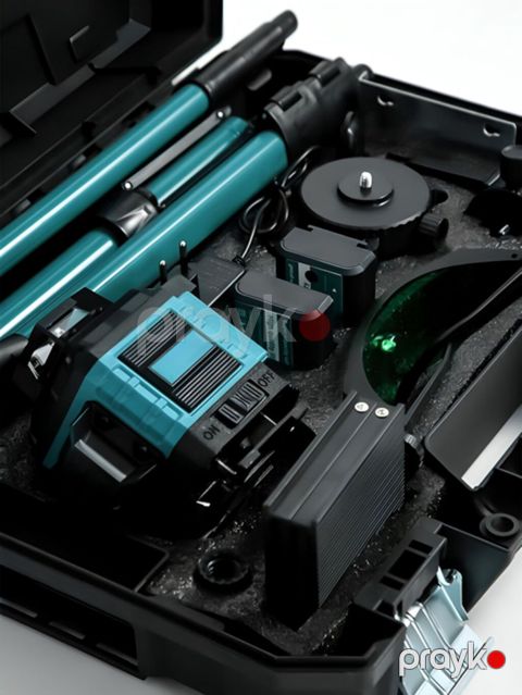 10447 Məhsulun adı: Lazer səviyyə Makita PLE334 16 xətt 4D yaşıl — Bakı