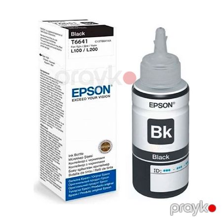 L100 Black ink bottle 70 ml (C13T66414A) — Bakı
