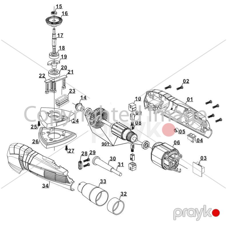 Eksantrik pardaqlama maşını Einhell Tc-ds 19 (4464235) — Təmir və inşaat, Bakı (4)