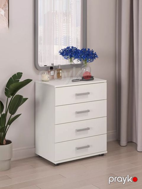 Komod Letta 3563_Letta25KomProsWh, ağ, 57х36х70 sm — Bakı