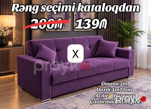 Divan, Qonaq otağı üçün, Parça, Bazalı, Açılan — Bakı