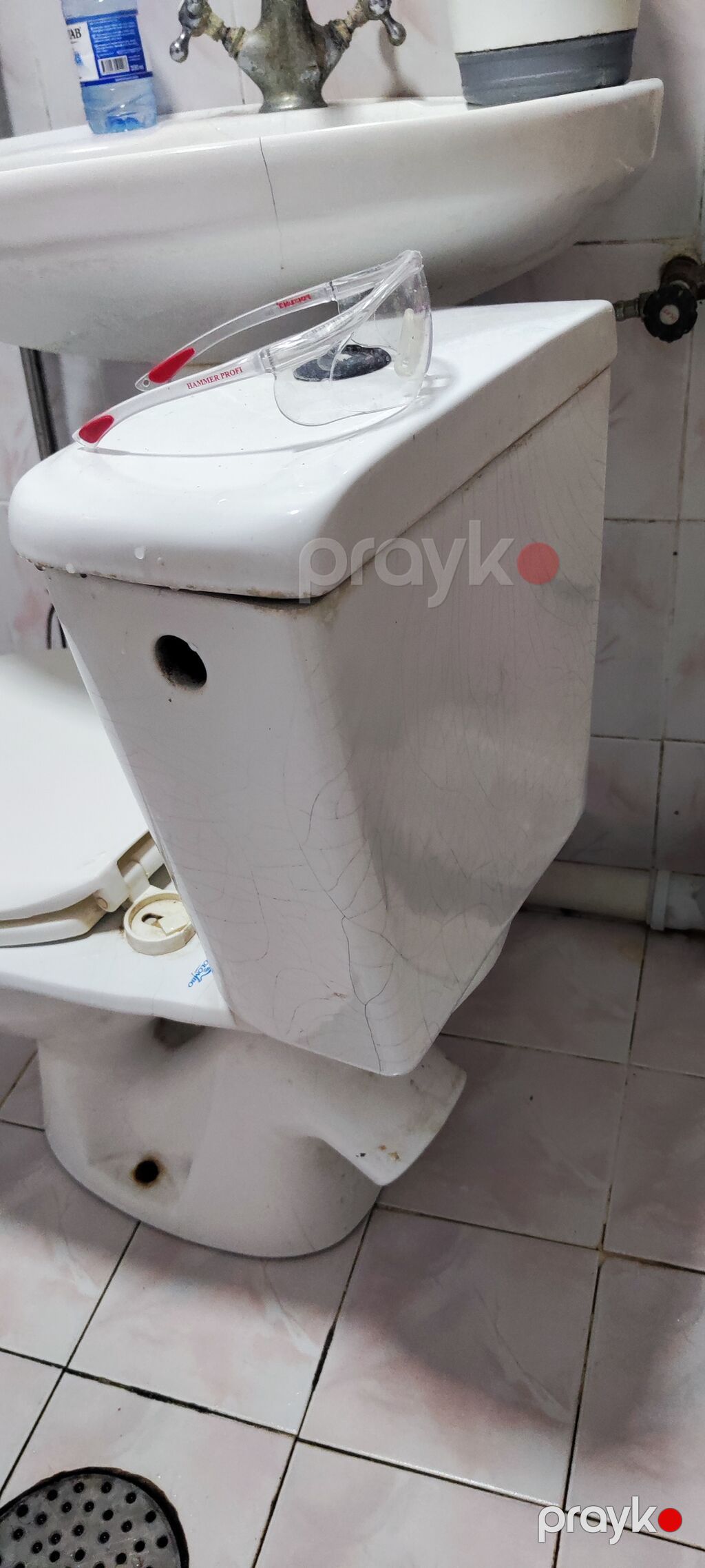 Məhsul: Keramik unitaz və üst su çəni dəsti Təsvir: - Korpus: Ağ — Tualetlər, Bakı (2)